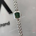 Replica Rolex Cellini Vintage Ladies 21mm Watch Stainless Steel Green Roman